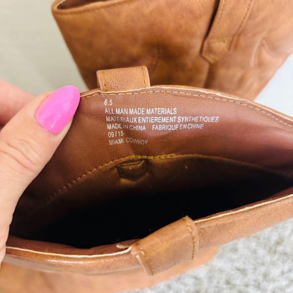 Women's West Blvd Cowboy Boots Brown 8.5 - Picture 7 of 7